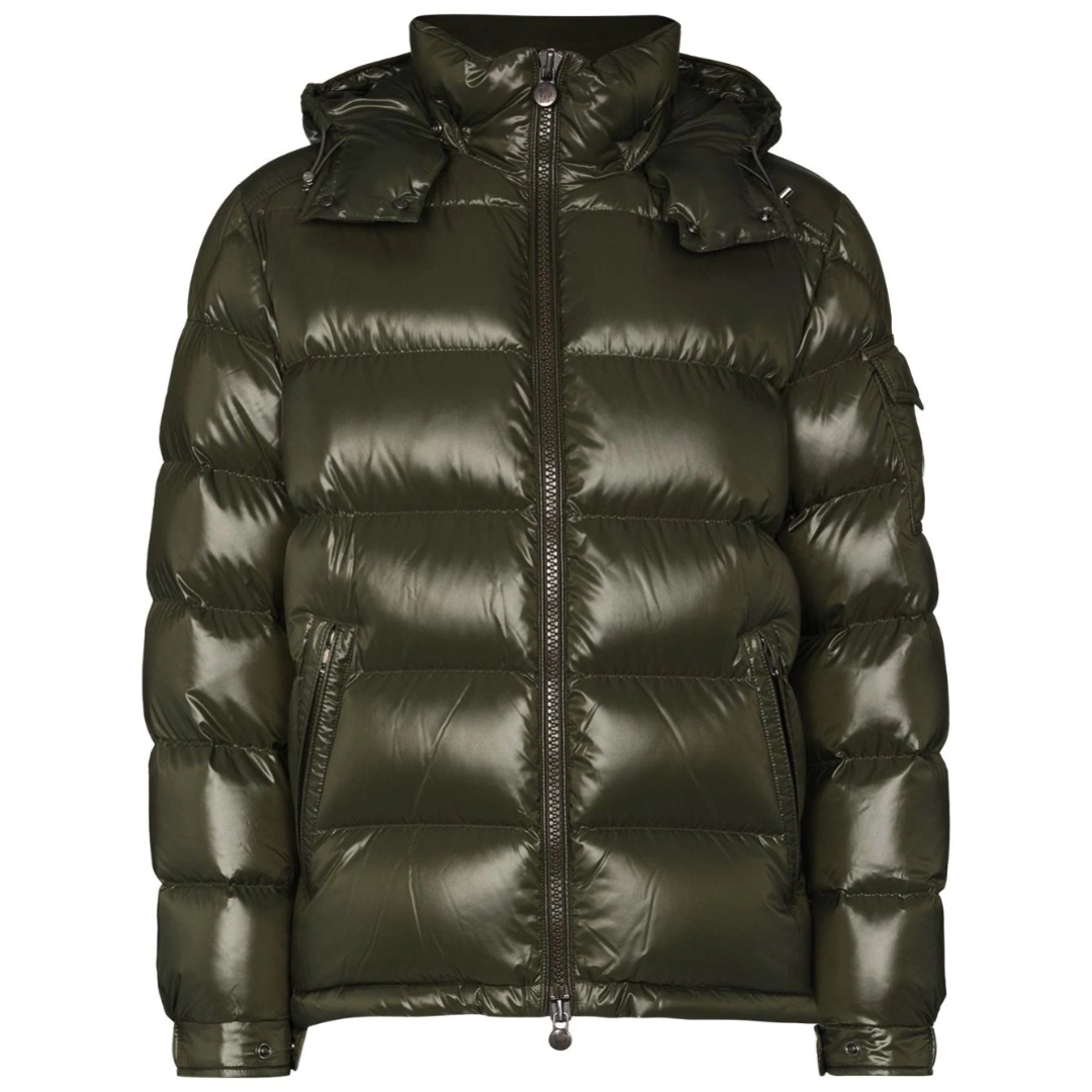 Moncler Khaki Maya Padded Jacket – resellers