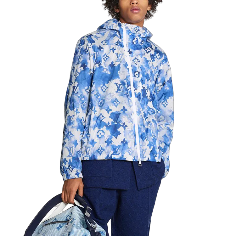 Louis Vuitton 青系 ジャンパー Louis Vuitton Watercolour Monogram Windbreaker – resellers