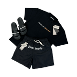 Palm Angels Men’s Black Full Summer Set