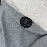 Canada Goose Men’s Grey Black Badge Crewneck Jumper - XXL