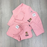 Moschino Under-bear Women’s Pink Jumper & Shorts