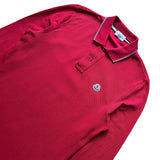 Moncler Longsleeve Polo Shirt Red