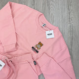 Moschino Under-bear Women’s Pink Jumper & Shorts