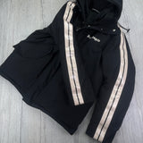 Palm Angels Men’s Black Zip-up Long Jacket - Medium