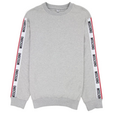 Moschino men’s grey crewneck jumper