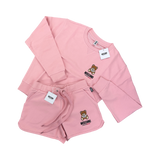 Moschino Under-bear Women’s Pink Jumper & Shorts