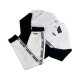 Moschino Women’s Black & White Taped Full Tracksuit