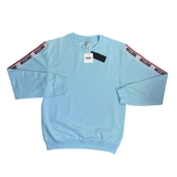Moschino Men’s Sky Blue Crewneck Jumper - Medium