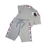 Moschino Men’s Grey T-shirt & Short Set