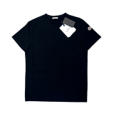 Moncler Men’s Black T-shirt With Arm Badge
