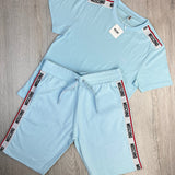 Moschino Men’s Baby Blue T-shirt & Short Set