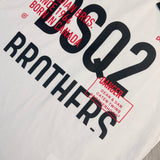 Dsquared2 Men’s ‘Brothers’ White T-shirt